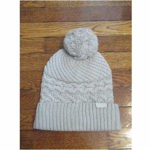 Coach Knit Winter Hat | Grey | Cashmere & Wool